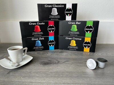 Expresso  capsules compatible w/ Nespresso -free shipping  50 cap.