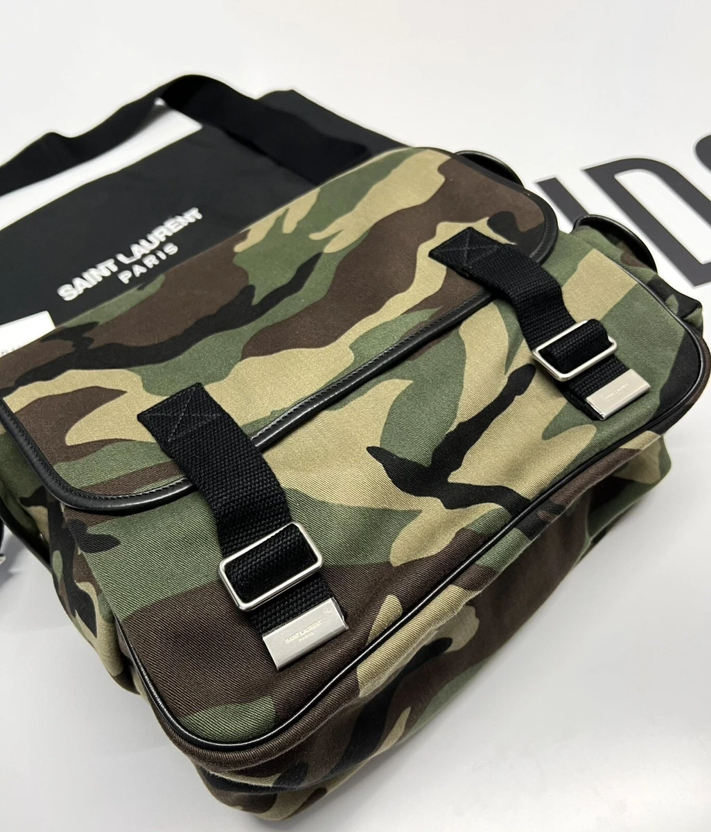 Green Camo Commuter Bag