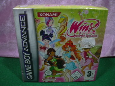 GAME BOY ADVANCE NINTENDO CARTRIDGE '90 WINX QUEST FOR THE CODEX KONAMI W/BOX