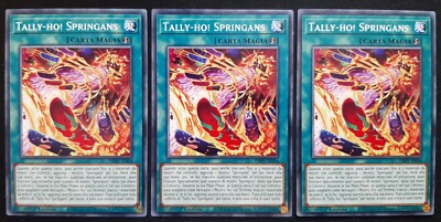 Spielset 3 Karten: TALLY-HO! SPRINGANS Common auf Italienisch PHHY-IT057 YUGIOH