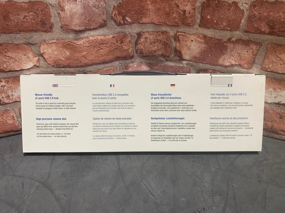 New Matias FK318S-UK Aluminium USB Keyboard for Mac OS QWERTY UK Layout Silver - Image 2 of 3