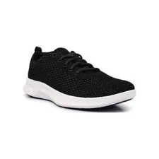 ATHLETIC WORKS - VARIOUS SIZES - Black Lifestyle Jogger Memory Foam Sneakers-NEW
