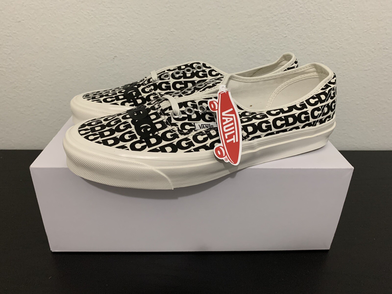 cdg x vans authentic sneakers