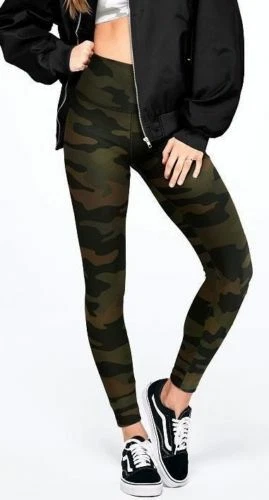 Victoria's Secret Pink Camo Ultimate High Waist Leggings Camouflage Green XL  NIP