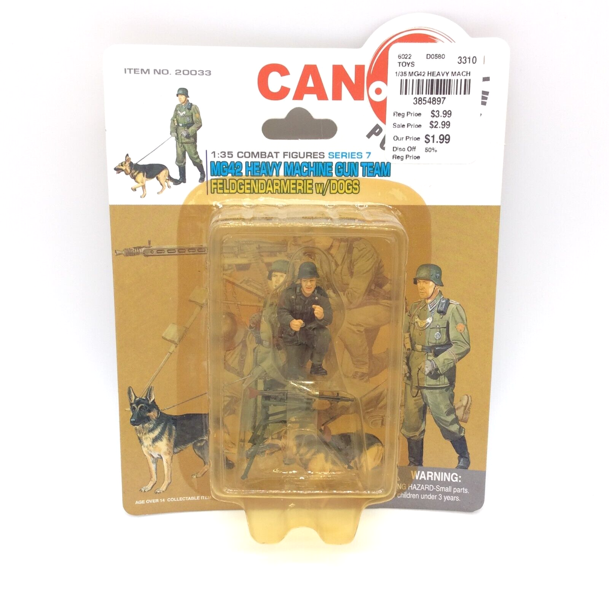 Dragon 20033 CanDo Pocket Army 1:35 Figure MG42 HEAVY MACHINE GUN