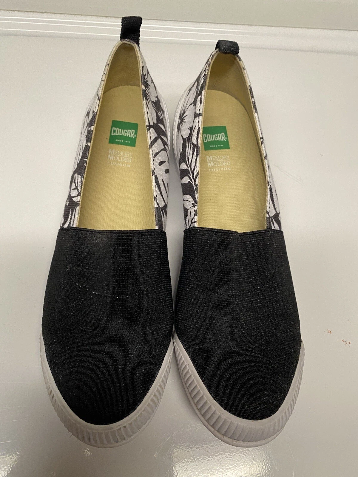 PUMA Scarpe da scivolo Cougar bianco e nero 6 5