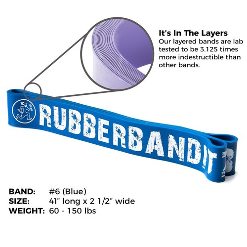 Rubberbanditz Pull Up Assist Resistance Bands Heavy Duty Loop Exercise - Picture 3 of 6