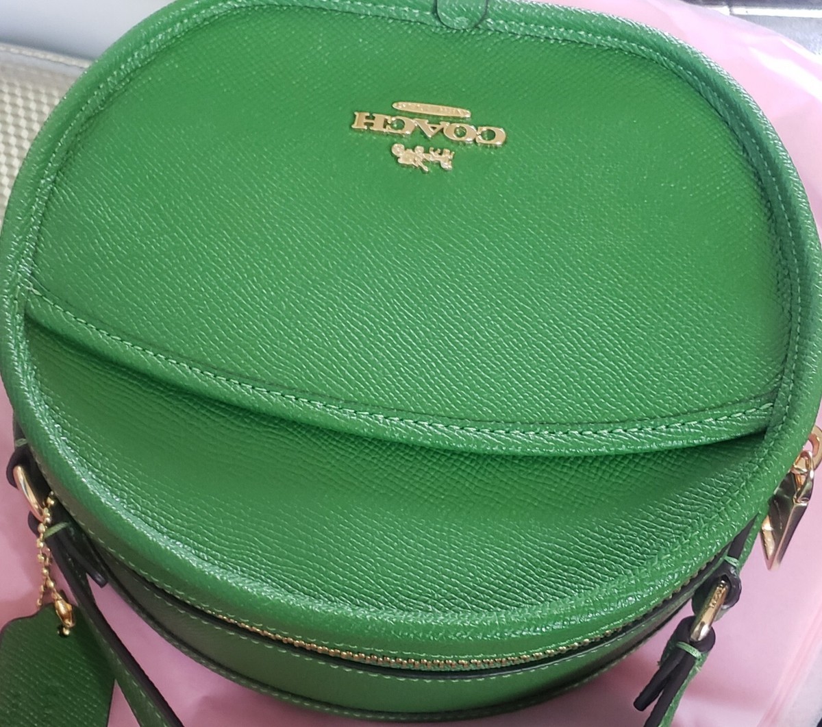 Coach Green Handbag Leather Crossbody Canteen Kelly Green | eBay