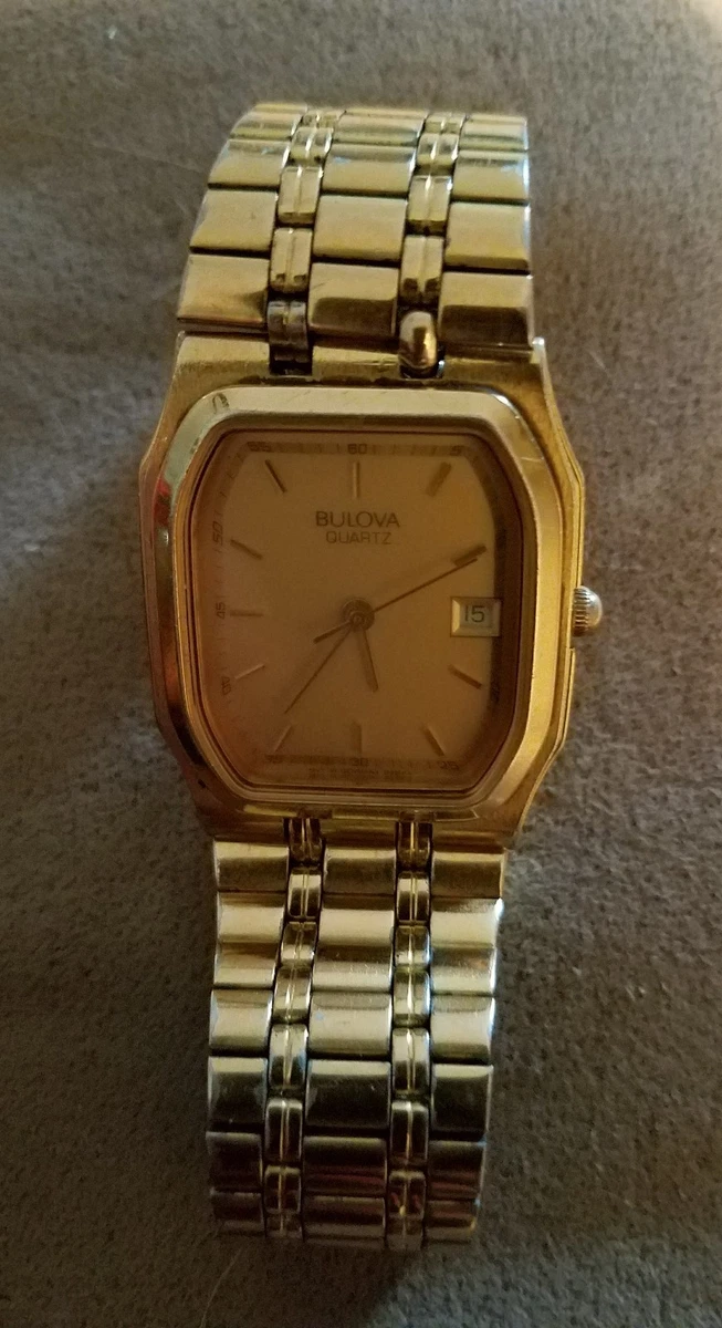 Bulova Men s Octagonal Quartz Watch P8 with Date on Face