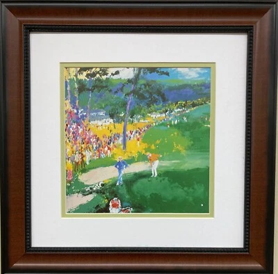 LeRoy Neiman "Pebble Beach Golf Links " CUSTOM FRAMED Golf Courses
