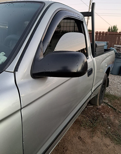 Juego de 2 piezas protectores de lluvia AVS viseras de ventilación en canal para Toyota Tacoma 1995-2004 - Imagen 6 de 6