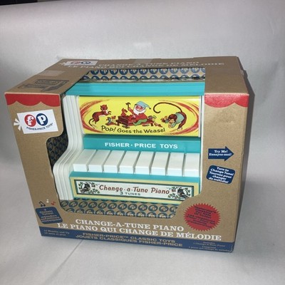 FISHER-PRICE Change-A-Tune 3 Song Piano Classic Toy 2009 NEW IN BOX