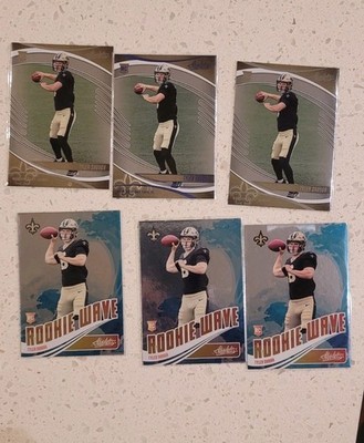 2025 Panini Absolute Tyler Shough Rookie 6 Card Lot W/ Blue New Orleans Saints