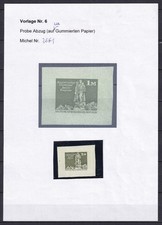 DDR Aufbau Klein 2561 Probeabzug Gepr&uuml;ft (Rarit&auml;t), Bitte Lesen bei Interesse