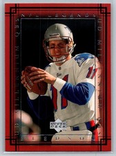 2000 Upper Deck Legends Football Millennium QBs #M10 Drew Bledsoe - Patriots