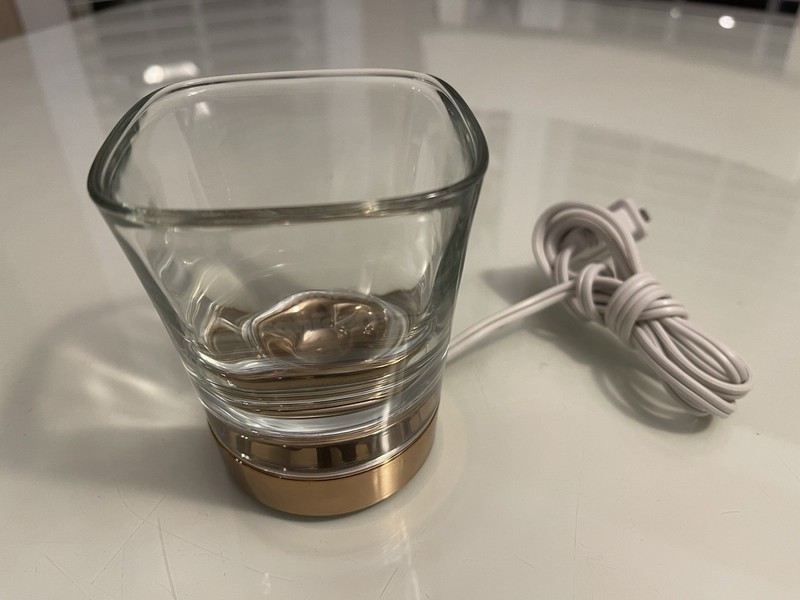 GENUINE Philips Sonicare Toothbrush Charger Glass & Gold Base