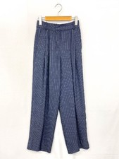 GIORGIO ARMANI Pants 0Shpp0ao T01he Premium Black Label Wide-Leg Beautiful Fully