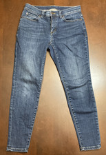 Duluth Trading Co Womens Jeans 4 Short Slim Blue Denim Dark Wash