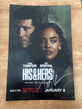 * TESSA THOMPSON * signed 12x18 poster * HIS & HERS * COA *