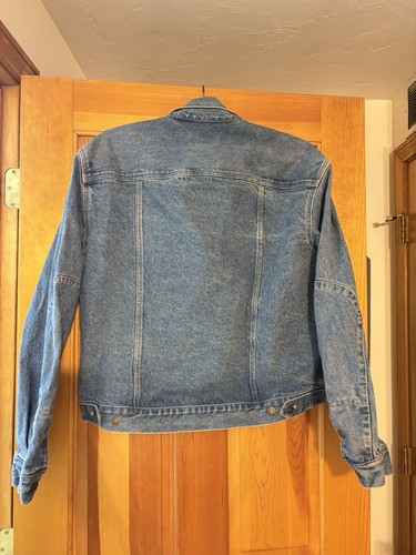 Vintage Calvin Klein Denim Trucker Jacket Size L Made In USA - Picture 7 of 11