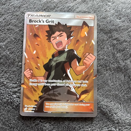 Brock's Grit (Full Art) 172/181 Sm-Team Up Holo