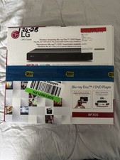 LG BP350 Blu-ray DVD CD Player Wireless Streaming Wi-Fi USB Remote App Black