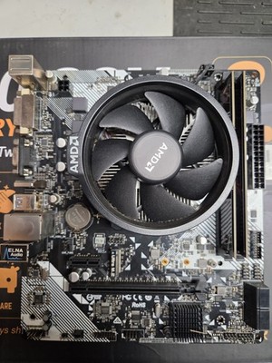 ASRock B450M HDV Motherboard, Ryzen 3 3100, And 16GB RAM Combo