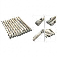 10Pcs 4mm Diamond Coated Drill BitsCutter Tool Glass for granite for tile 2021