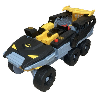 Powered Transforming Bat-Tank By Mattel & DC Super Friends, 18  Length, w/sounds