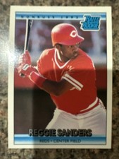 1992 Donruss - Rated Rookie Reggie Sanders #415