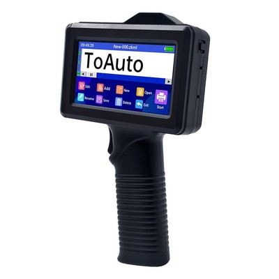 Portable Intelligent Upgraded Handheld Inkjet Printer Gun with 5.6 Inch LED T...