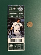 CLAYTON KERSHAW 52nd win 2012 Dodgers Mariners ticket stub ICHIRO passes AARON
