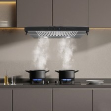 30" Under Cabinet Range Hood 900 CFM, Dual Motor Stainless Steel Kitchen Vent