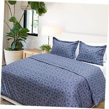 3-Piece Belmont Duvet Cover Set King/California King / California King Cobalt