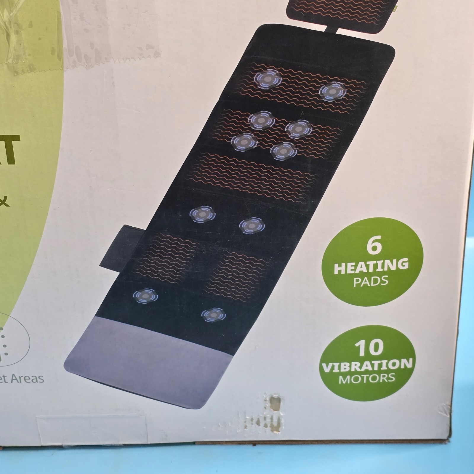 Mynt Vibration Massage Mat Electric Full Body Massage Pad Adjustable Positions