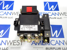 Siemens-Allis CLA144B 3 Pole 20 Amp Lighting Contactor 110/120V Coil - Tested