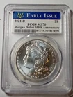2021 D Morgan Dollar PCGS MS 70 Rare Key Date Early Issue