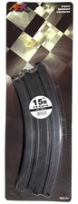 2pc pair AFX Racemasters TOMY AutoWorld Curve Track 1/8 15" New Card RARE 70613