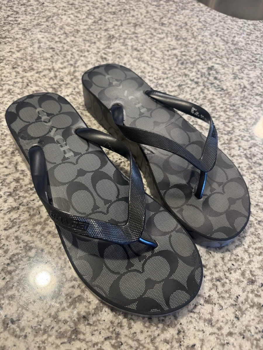 ♡COACH♡JOLETROPE♡サンダル正規品 Coach Flip Flop Low (1-1.9 in) Heel Height Sandals for Women for