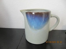 Levi Strauss & CO Blue & Gray Terracotta POTTERY Stoneware MILK WATER Pitcher