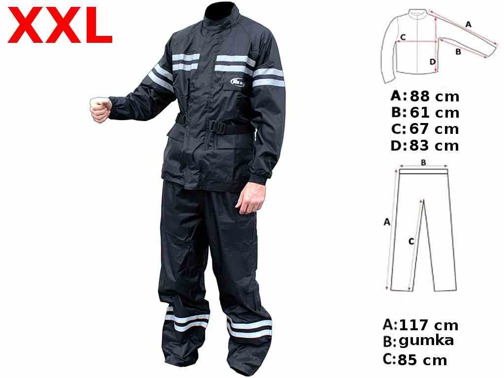 Imperméable + pantalon XXL pour randonnée et pêche en forêt