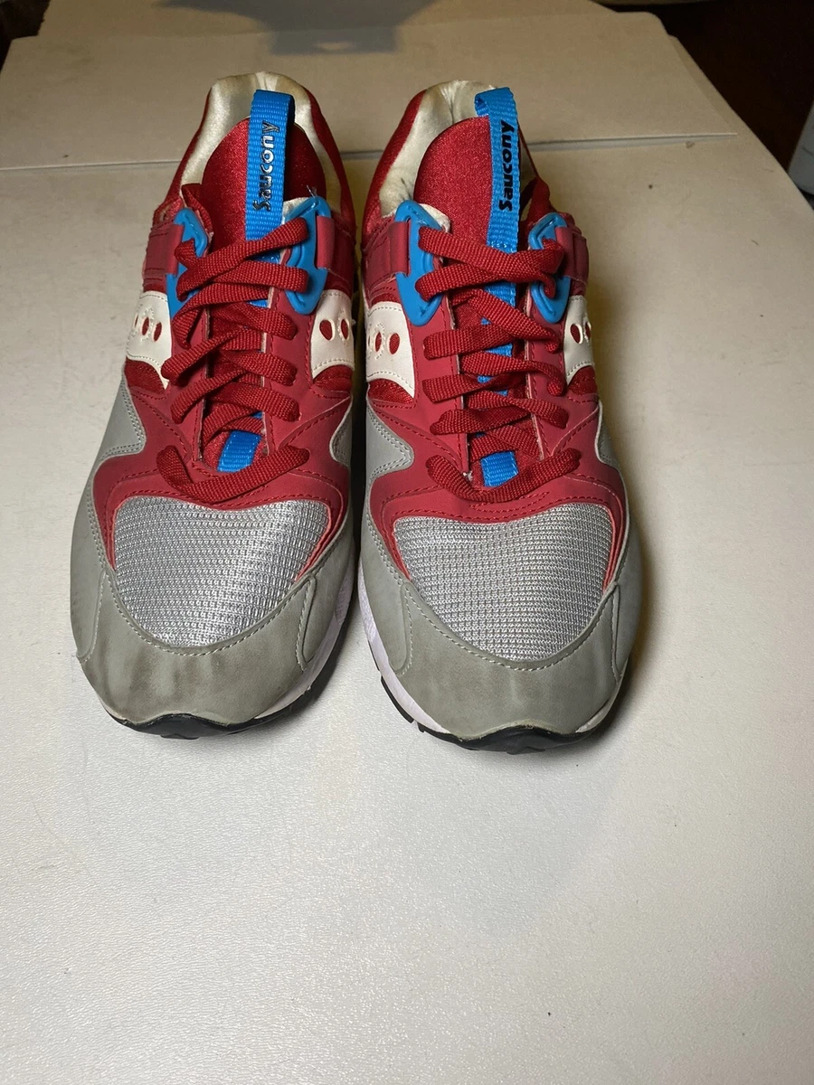 Saucony grid 9000 sales mens red