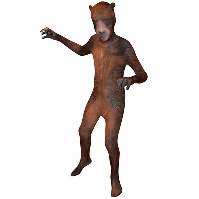 Morph Animal Planet Grizzly Bear 2nd Skin Suit Halloween Costume Child S 6-8