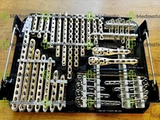 Small Fragment Set Locking Orthopedic Trauma Platé Set 37 PCs Only Parts