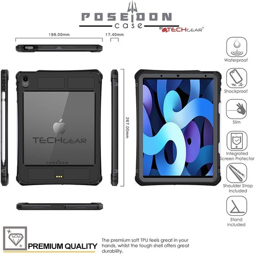 coque étanche pour iPad Air 4. 5. Génération 109 pouces 2022/2020 Poséidon... - Photo 2/9