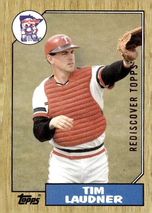 2017 Topps #478 Tim Laudner Rediscover Topps 1987 Topps Bronze Stamped Buybacks