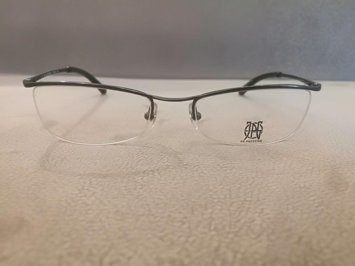 Jean Paul Gaultier JPG Vintage Half Rim Eyeglasses 57-0062