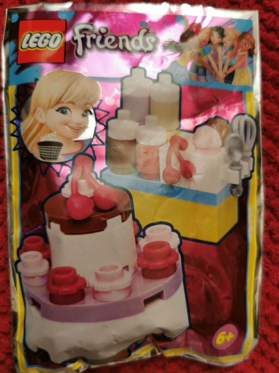 Lego Friends Cherry cake Decorating Set Polybag Stephanie
