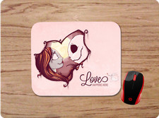 JACK  SALLY LOVE HAPPENS HERE CUSTOM MOUSE PAD MAT NON-SLIP HOME OFFICE GIFT