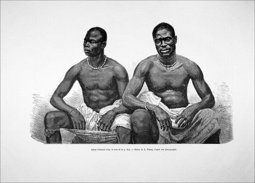 CÔTE d'IVOIRE - AGNYS d'ASSINIE - Gravure du 19e siècle - Picture 2 of 3